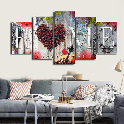 Home sweet decoration board